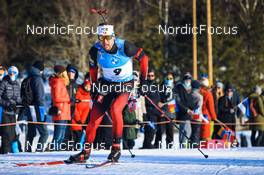 10.03.2022, Otepaeae, Estonia (EST): Sturla Holm Laegreid (NOR) - IBU World Cup Biathlon, sprint men, Estonia (EST). www.nordicfocus.com. © Manzoni/NordicFocus. Every downloaded picture is fee-liable.