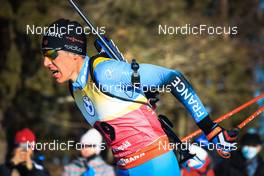 10.03.2022, Otepaeae, Estonia (EST): Quentin Fillon Maillet (FRA) - IBU World Cup Biathlon, sprint men, Estonia (EST). www.nordicfocus.com. © Manzoni/NordicFocus. Every downloaded picture is fee-liable.