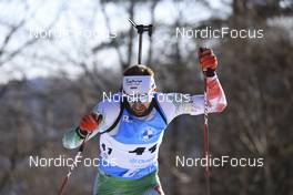 10.03.2022, Otepaeae, Estonia (EST): Anton Sinapov (BUL) - IBU World Cup Biathlon, sprint men, Estonia (EST). www.nordicfocus.com. © Manzoni/NordicFocus. Every downloaded picture is fee-liable.