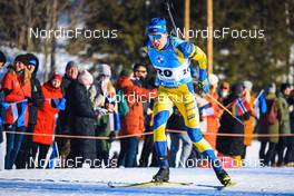 10.03.2022, Otepaeae, Estonia (EST): Martin Ponsiluoma (SWE) - IBU World Cup Biathlon, sprint men, Estonia (EST). www.nordicfocus.com. © Manzoni/NordicFocus. Every downloaded picture is fee-liable.