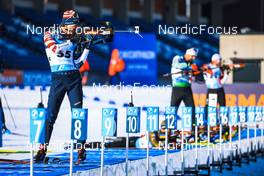 10.03.2022, Otepaeae, Estonia (EST): Paul Schommer (USA) - IBU World Cup Biathlon, sprint men, Estonia (EST). www.nordicfocus.com. © Manzoni/NordicFocus. Every downloaded picture is fee-liable.