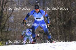 10.03.2022, Otepaeae, Estonia (EST): Fabien Claude (FRA) - IBU World Cup Biathlon, sprint men, Estonia (EST). www.nordicfocus.com. © Manzoni/NordicFocus. Every downloaded picture is fee-liable.