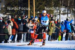 10.03.2022, Otepaeae, Estonia (EST): Christian Gow (CAN) - IBU World Cup Biathlon, sprint men, Estonia (EST). www.nordicfocus.com. © Manzoni/NordicFocus. Every downloaded picture is fee-liable.