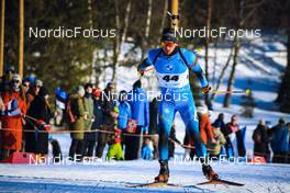 10.03.2022, Otepaeae, Estonia (EST): Fabien Claude (FRA) - IBU World Cup Biathlon, sprint men, Estonia (EST). www.nordicfocus.com. © Manzoni/NordicFocus. Every downloaded picture is fee-liable.