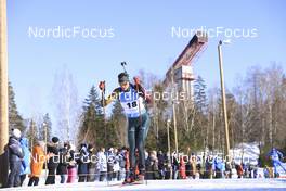 10.03.2022, Otepaeae, Estonia (EST): Vytautas Strolia (LTU) - IBU World Cup Biathlon, sprint men, Estonia (EST). www.nordicfocus.com. © Manzoni/NordicFocus. Every downloaded picture is fee-liable.