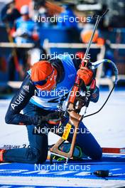 10.03.2022, Otepaeae, Estonia (EST): Benedikt Doll (GER) - IBU World Cup Biathlon, sprint men, Estonia (EST). www.nordicfocus.com. © Manzoni/NordicFocus. Every downloaded picture is fee-liable.