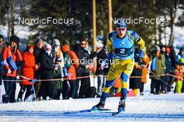 10.03.2022, Otepaeae, Estonia (EST): Sebastian Samuelsson (SWE) - IBU World Cup Biathlon, sprint men, Estonia (EST). www.nordicfocus.com. © Manzoni/NordicFocus. Every downloaded picture is fee-liable.