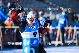 10.03.2022, Otepaeae, Estonia (EST): Sturla Holm Laegreid (NOR) - IBU World Cup Biathlon, sprint men, Estonia (EST). www.nordicfocus.com. © Manzoni/NordicFocus. Every downloaded picture is fee-liable.
