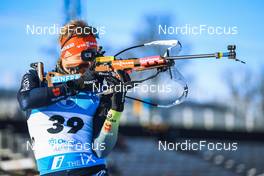 10.03.2022, Otepaeae, Estonia (EST): Roman Rees (GER) - IBU World Cup Biathlon, sprint men, Estonia (EST). www.nordicfocus.com. © Manzoni/NordicFocus. Every downloaded picture is fee-liable.
