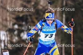 11.03.2022, Otepaeae, Estonia (EST): Olena Horodna (UKR) - IBU World Cup Biathlon, sprint women, Estonia (EST). www.nordicfocus.com. © Manzoni/NordicFocus. Every downloaded picture is fee-liable.