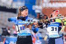 11.03.2022, Otepaeae, Estonia (EST): Justine Braisaz-Bouchet (FRA) - IBU World Cup Biathlon, sprint women, Estonia (EST). www.nordicfocus.com. © Manzoni/NordicFocus. Every downloaded picture is fee-liable.