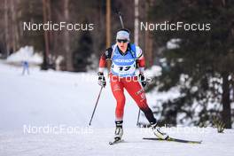 11.03.2022, Otepaeae, Estonia (EST): Dunja Zdouc (AUT) - IBU World Cup Biathlon, sprint women, Estonia (EST). www.nordicfocus.com. © Manzoni/NordicFocus. Every downloaded picture is fee-liable.