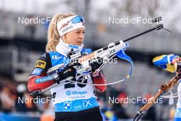 11.03.2022, Otepaeae, Estonia (EST): Tiril Eckhoff (NOR) - IBU World Cup Biathlon, sprint women, Estonia (EST). www.nordicfocus.com. © Manzoni/NordicFocus. Every downloaded picture is fee-liable.