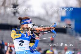 11.03.2022, Otepaeae, Estonia (EST): Linn Persson (SWE) - IBU World Cup Biathlon, sprint women, Estonia (EST). www.nordicfocus.com. © Manzoni/NordicFocus. Every downloaded picture is fee-liable.