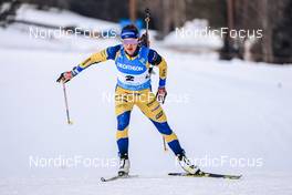 11.03.2022, Otepaeae, Estonia (EST): Linn Persson (SWE) - IBU World Cup Biathlon, sprint women, Estonia (EST). www.nordicfocus.com. © Manzoni/NordicFocus. Every downloaded picture is fee-liable.