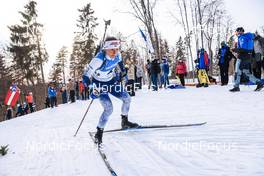 11.03.2022, Otepaeae, Estonia (EST): Nastassia Kinnunen (FIN) - IBU World Cup Biathlon, sprint women, Estonia (EST). www.nordicfocus.com. © Manzoni/NordicFocus. Every downloaded picture is fee-liable.