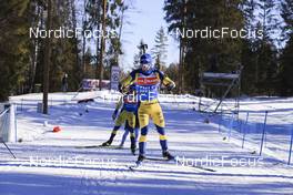 09.03.2022, Otepaeae, Estonia (EST): Jesper Nelin (SWE) - IBU World Cup Biathlon, training, Estonia (EST). www.nordicfocus.com. © Manzoni/NordicFocus. Every downloaded picture is fee-liable.