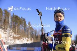 09.03.2022, Otepaeae, Estonia (EST): Stina Nilsson (SWE) - IBU World Cup Biathlon, training, Estonia (EST). www.nordicfocus.com. © Manzoni/NordicFocus. Every downloaded picture is fee-liable.