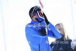 20.03.2022, Oslo, Norway (NOR): Quentin Fillon Maillet (FRA) - IBU World Cup Biathlon, cups, Oslo (NOR). www.nordicfocus.com. © Manzoni/NordicFocus. Every downloaded picture is fee-liable.