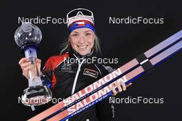 18.03.2022, Oslo, Norway (NOR): Marketa Davidova (CZE) - IBU World Cup Biathlon, cups, Oslo (NOR). www.nordicfocus.com. © Manzoni/NordicFocus. Every downloaded picture is fee-liable.