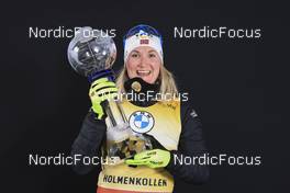 20.03.2022, Oslo, Norway (NOR): Marte Olsbu Roeiseland (NOR) - IBU World Cup Biathlon, cups, Oslo (NOR). www.nordicfocus.com. © Manzoni/NordicFocus. Every downloaded picture is fee-liable.