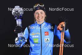 20.03.2022, Oslo, Norway (NOR): Justine Braisaz-Bouchet (FRA) - IBU World Cup Biathlon, cups, Oslo (NOR). www.nordicfocus.com. © Manzoni/NordicFocus. Every downloaded picture is fee-liable.