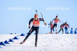 20.03.2022, Oslo, Norway (NOR): Roman Rees (GER) - IBU World Cup Biathlon, mass men, Oslo (NOR). www.nordicfocus.com. © Manzoni/NordicFocus. Every downloaded picture is fee-liable.