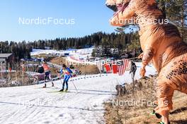 20.03.2022, Oslo, Norway (NOR): Adam Vaclavik (CZE), Quentin Fillon Maillet (FRA), (l-r) - IBU World Cup Biathlon, mass men, Oslo (NOR). www.nordicfocus.com. © Manzoni/NordicFocus. Every downloaded picture is fee-liable.