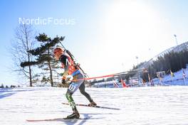 20.03.2022, Oslo, Norway (NOR): Roman Rees (GER) - IBU World Cup Biathlon, mass men, Oslo (NOR). www.nordicfocus.com. © Manzoni/NordicFocus. Every downloaded picture is fee-liable.