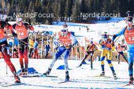 20.03.2022, Oslo, Norway (NOR): Filip Fjeld Andersen (NOR), Tero Seppala (FIN), (l-r) - IBU World Cup Biathlon, mass men, Oslo (NOR). www.nordicfocus.com. © Manzoni/NordicFocus. Every downloaded picture is fee-liable.