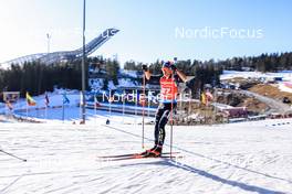 20.03.2022, Oslo, Norway (NOR): David Zobel (GER) - IBU World Cup Biathlon, mass men, Oslo (NOR). www.nordicfocus.com. © Manzoni/NordicFocus. Every downloaded picture is fee-liable.