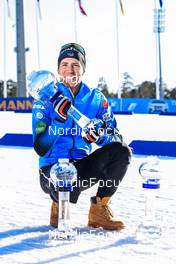 20.03.2022, Oslo, Norway (NOR): Quentin Fillon Maillet (FRA) - IBU World Cup Biathlon, mass men, Oslo (NOR). www.nordicfocus.com. © Manzoni/NordicFocus. Every downloaded picture is fee-liable.