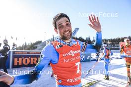 20.03.2022, Oslo, Norway (NOR): Simon Desthieux (FRA) - IBU World Cup Biathlon, mass men, Oslo (NOR). www.nordicfocus.com. © Manzoni/NordicFocus. Every downloaded picture is fee-liable.