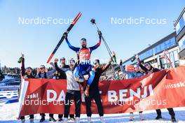 20.03.2022, Oslo, Norway (NOR): Benjamin Weger (SUI) - IBU World Cup Biathlon, mass men, Oslo (NOR). www.nordicfocus.com. © Manzoni/NordicFocus. Every downloaded picture is fee-liable.