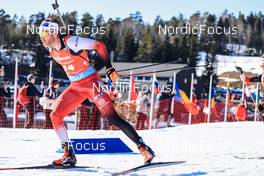 20.03.2022, Oslo, Norway (NOR): Simon Eder (AUT) - IBU World Cup Biathlon, mass men, Oslo (NOR). www.nordicfocus.com. © Manzoni/NordicFocus. Every downloaded picture is fee-liable.
