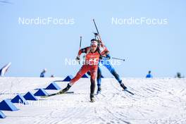 20.03.2022, Oslo, Norway (NOR): Felix Leitner (AUT) - IBU World Cup Biathlon, mass men, Oslo (NOR). www.nordicfocus.com. © Manzoni/NordicFocus. Every downloaded picture is fee-liable.