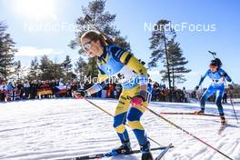 20.03.2022, Oslo, Norway (NOR): Mona Brorsson (SWE) - IBU World Cup Biathlon, mass women, Oslo (NOR). www.nordicfocus.com. © Manzoni/NordicFocus. Every downloaded picture is fee-liable.