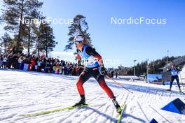 20.03.2022, Oslo, Norway (NOR): Tiril Eckhoff (NOR) - IBU World Cup Biathlon, mass women, Oslo (NOR). www.nordicfocus.com. © Manzoni/NordicFocus. Every downloaded picture is fee-liable.