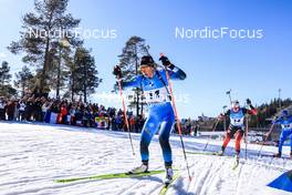20.03.2022, Oslo, Norway (NOR): Justine Braisaz-Bouchet (FRA) - IBU World Cup Biathlon, mass women, Oslo (NOR). www.nordicfocus.com. © Manzoni/NordicFocus. Every downloaded picture is fee-liable.