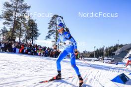 20.03.2022, Oslo, Norway (NOR): Lisa Vittozzi (ITA) - IBU World Cup Biathlon, mass women, Oslo (NOR). www.nordicfocus.com. © Manzoni/NordicFocus. Every downloaded picture is fee-liable.