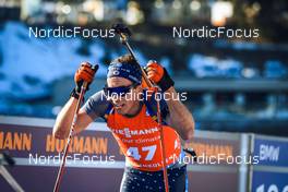 19.03.2022, Oslo, Norway (NOR): Jake Brown (USA) - IBU World Cup Biathlon, pursuit men, Oslo (NOR). www.nordicfocus.com. © Manzoni/NordicFocus. Every downloaded picture is fee-liable.