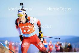 19.03.2022, Oslo, Norway (NOR): Simon Eder (AUT) - IBU World Cup Biathlon, pursuit men, Oslo (NOR). www.nordicfocus.com. © Manzoni/NordicFocus. Every downloaded picture is fee-liable.