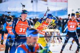 19.03.2022, Oslo, Norway (NOR): Sebastian Stalder (SUI) - IBU World Cup Biathlon, pursuit men, Oslo (NOR). www.nordicfocus.com. © Manzoni/NordicFocus. Every downloaded picture is fee-liable.