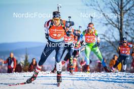 19.03.2022, Oslo, Norway (NOR): Paul Schommer (USA) - IBU World Cup Biathlon, pursuit men, Oslo (NOR). www.nordicfocus.com. © Manzoni/NordicFocus. Every downloaded picture is fee-liable.