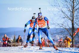 19.03.2022, Oslo, Norway (NOR): Benjamin Weger (SUI) - IBU World Cup Biathlon, pursuit men, Oslo (NOR). www.nordicfocus.com. © Manzoni/NordicFocus. Every downloaded picture is fee-liable.