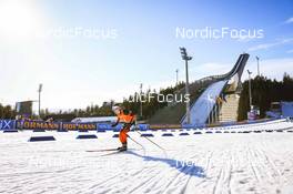 19.03.2022, Oslo, Norway (NOR): Sturla Holm Laegreid (NOR) - IBU World Cup Biathlon, pursuit men, Oslo (NOR). www.nordicfocus.com. © Manzoni/NordicFocus. Every downloaded picture is fee-liable.
