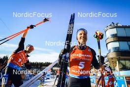 19.03.2022, Oslo, Norway (NOR): David Zobel (GER), Erik Lesser (GER), (l-r) - IBU World Cup Biathlon, pursuit men, Oslo (NOR). www.nordicfocus.com. © Manzoni/NordicFocus. Every downloaded picture is fee-liable.