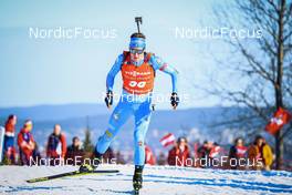 19.03.2022, Oslo, Norway (NOR): Lukas Hofer (ITA) - IBU World Cup Biathlon, pursuit men, Oslo (NOR). www.nordicfocus.com. © Manzoni/NordicFocus. Every downloaded picture is fee-liable.