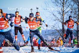 19.03.2022, Oslo, Norway (NOR): Lucas Fratzscher (GER) - IBU World Cup Biathlon, pursuit men, Oslo (NOR). www.nordicfocus.com. © Manzoni/NordicFocus. Every downloaded picture is fee-liable.