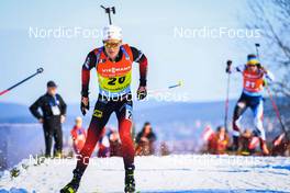 19.03.2022, Oslo, Norway (NOR): Martin Uldal (NOR) - IBU World Cup Biathlon, pursuit men, Oslo (NOR). www.nordicfocus.com. © Manzoni/NordicFocus. Every downloaded picture is fee-liable.